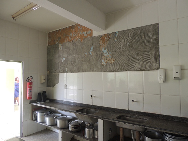 Cozinha da E.M Profª. Nice.