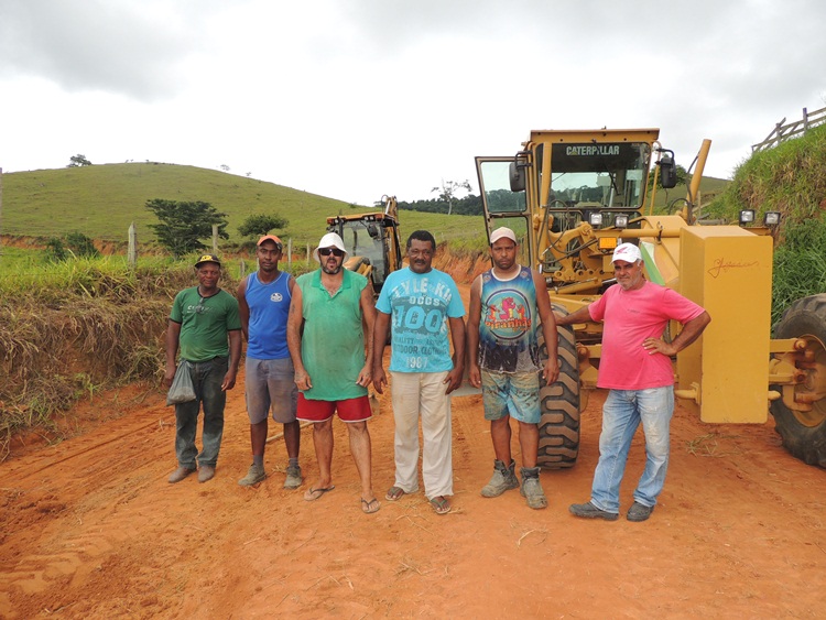 Equipe da Secretaria de Infraestrutura e Desenvolvimento Rural.