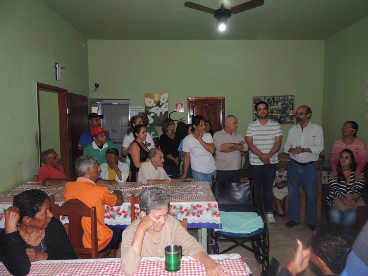 Evento no Lar dos Velhos.