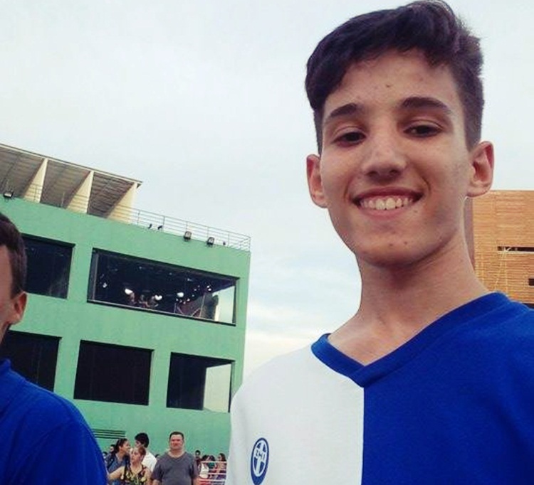 Jovem de Recreio, Davi, selecionado.