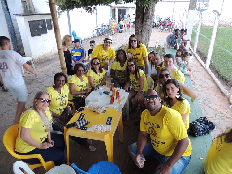 Turma Agita Saúde.