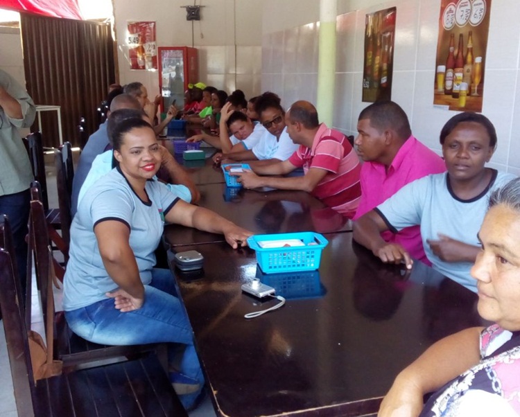 Futura equipe da Reciclagem de Conceição.