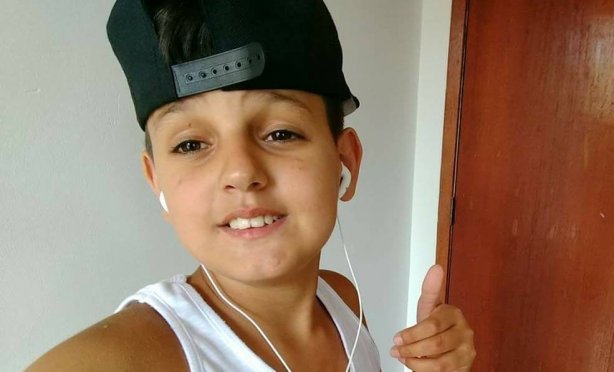 Gustavo, de 11 anos de idade. Foto: Acervo da Família.